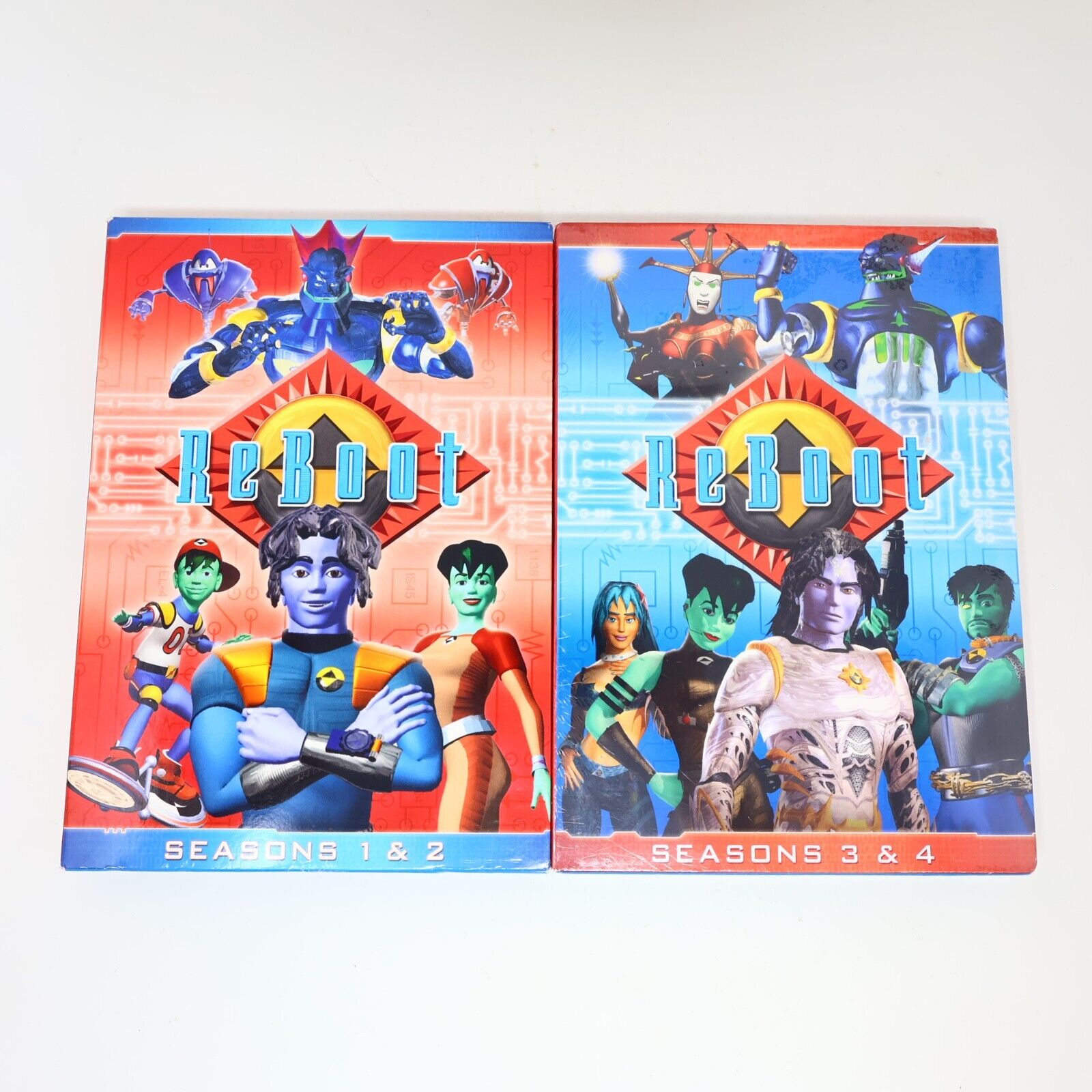 Reboot Seasons 1-2-3-4 On 2 DVD Sets Region 1 NTSC 2011 Guardian Bobs Dot Enzo