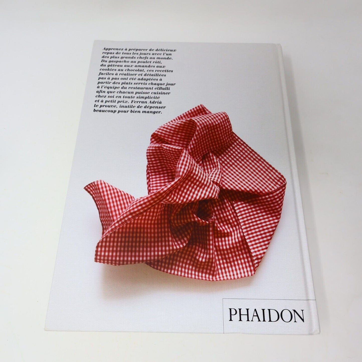 2011 Repas de Famille Cuisiner à la Maison avec Ferran Adrià Recettes Phaidon HC