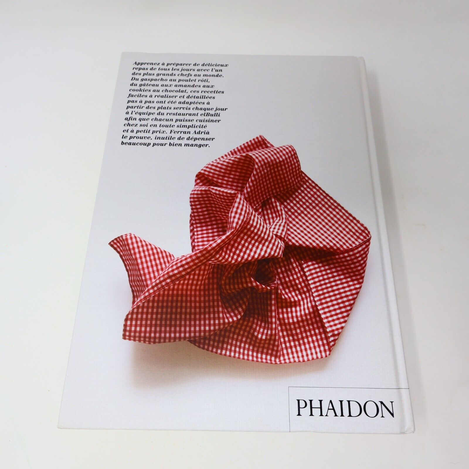 2011 Repas de Famille Cuisiner à la Maison avec Ferran Adrià Recettes Phaidon HC