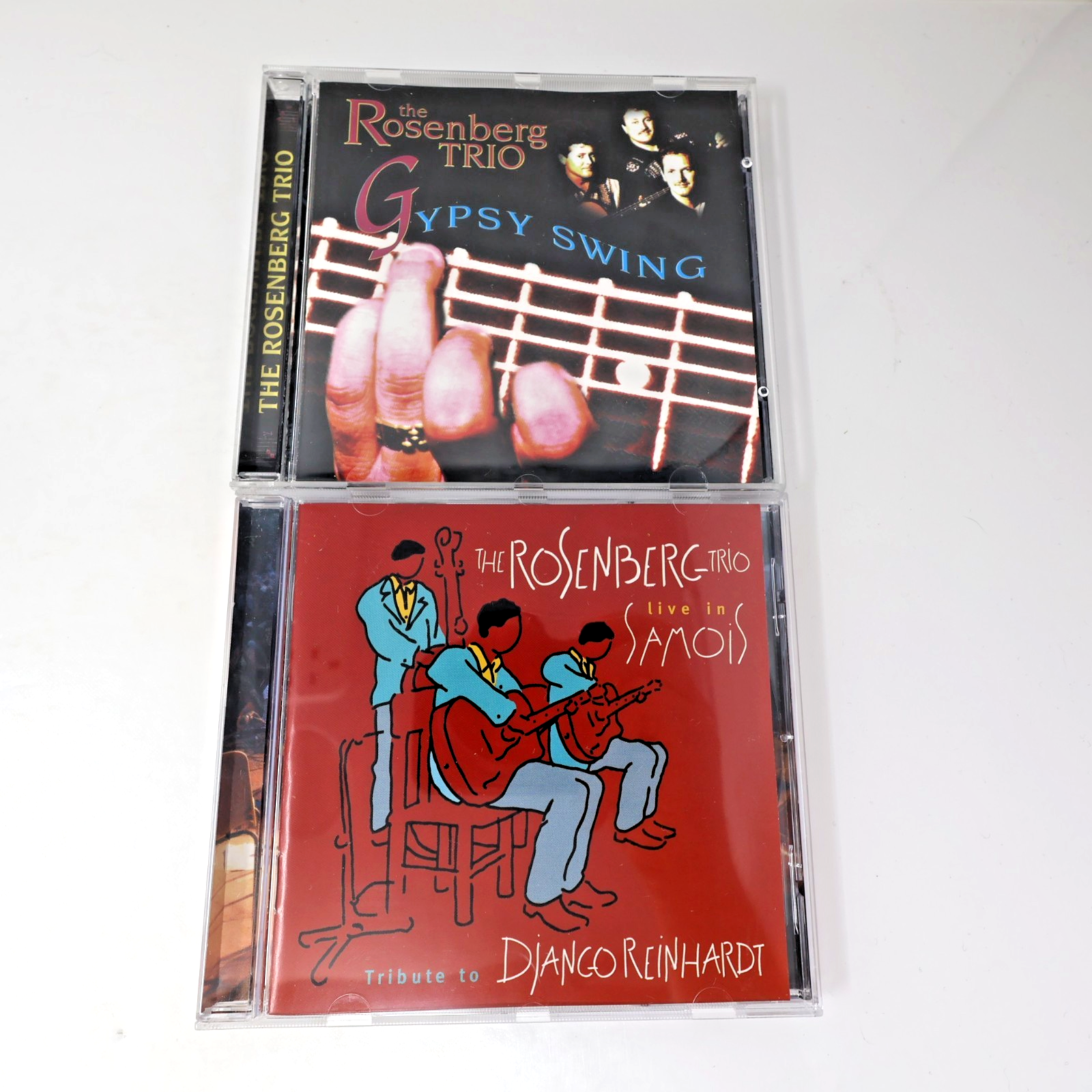 The Rosenberg Trio 2 CD Lot Gypsy Swing/Live Samois Tribute To Django Reinhardt