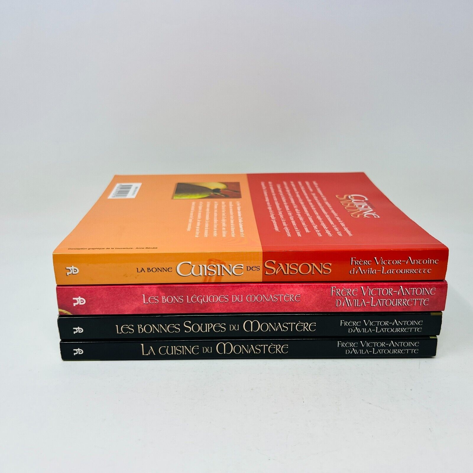 4x La Cuisine du Monastère de d'Avila-Latourrette Lot Livres Recettes Français