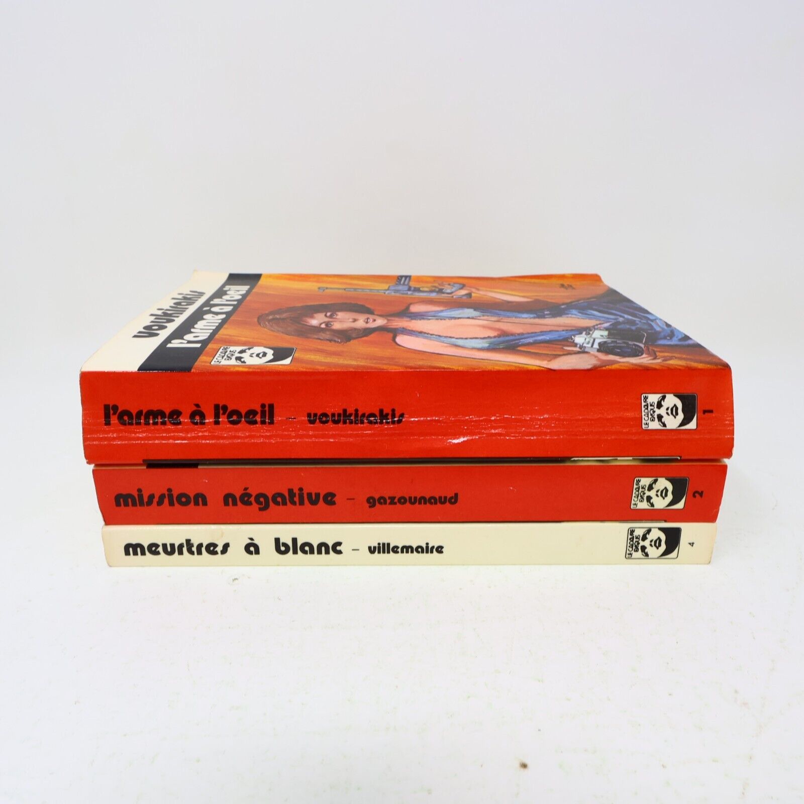 Le Cadavre Exquis #1-2, 4 Lot 3 Livres Villemaire Voukirakis Gazounaud Français