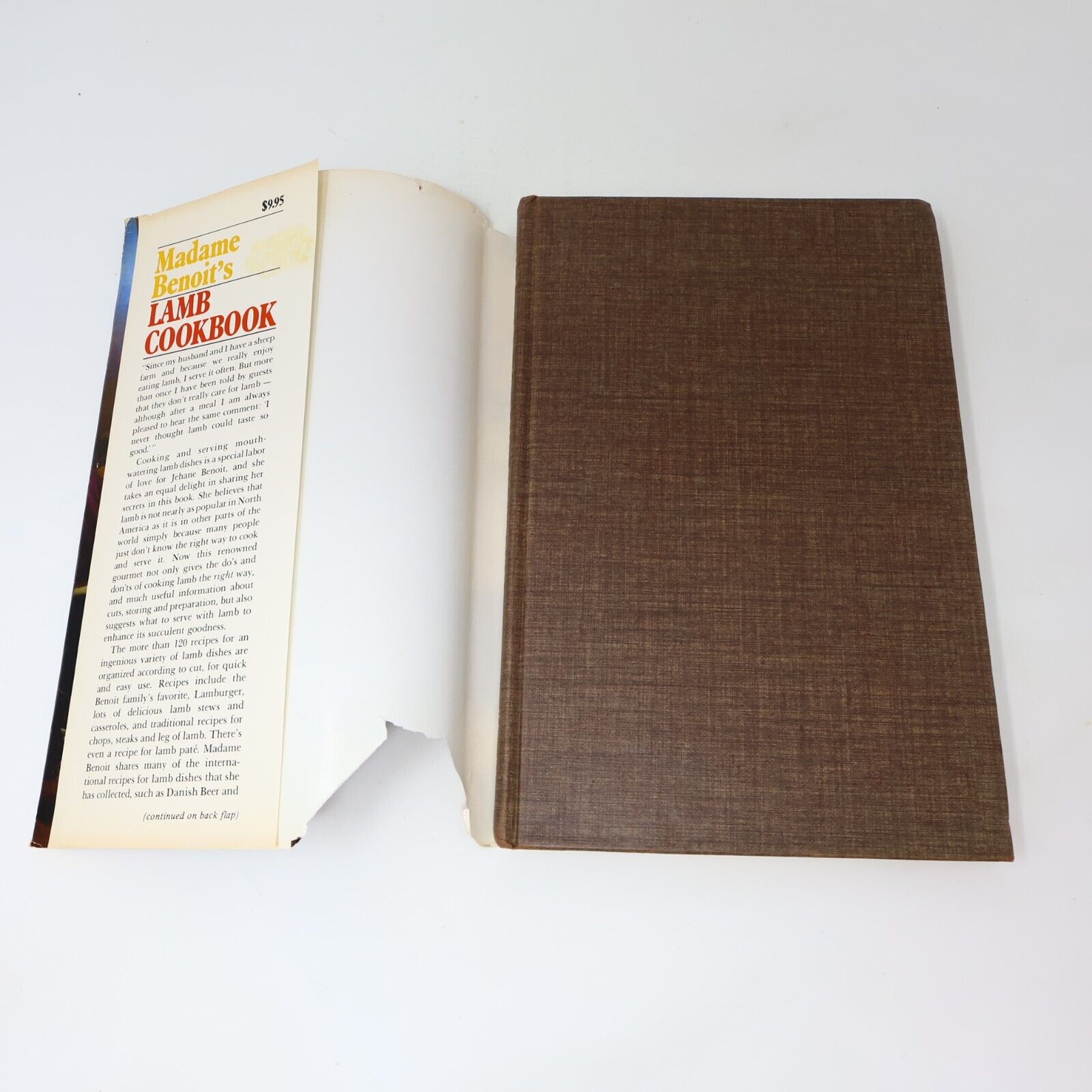 1979 Madame Benoit's Lamb Cookbook by Jehane Benoît Mcgraw-Hill Ryerson HC 70s