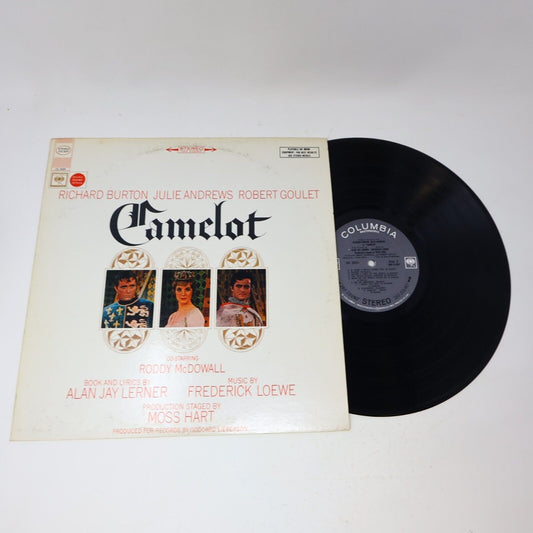 Julie Andrews/Richard Burton/Lerner/Loewe Camelot Broadway Cast LP Record OS2031