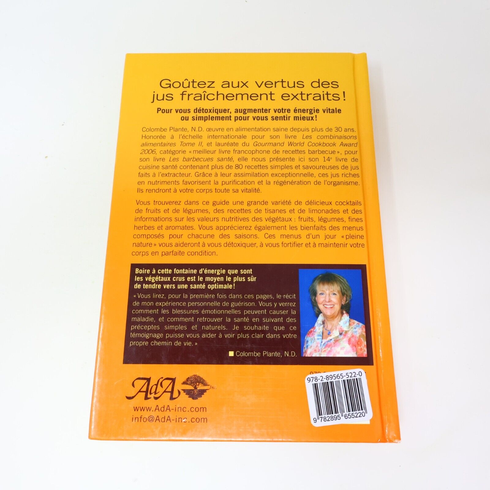 2007 Les Jus Santé pour Vous Tonifier à l'Année ! de Colombe Plante Boissons Ada