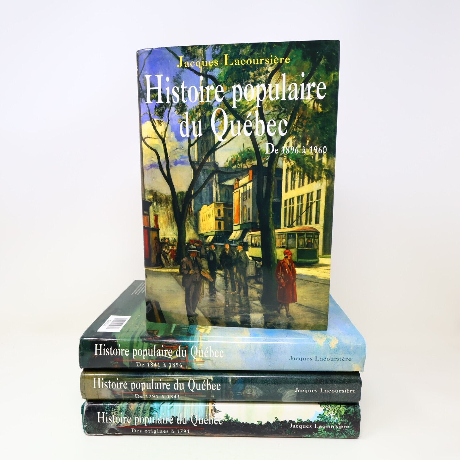 Lot 4 Livres Histoire Populaire du Québec #1-4 Jacques Lacoursière Français HC