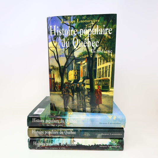 Lot 4 Livres Histoire Populaire du Québec #1-4 Jacques Lacoursière Français HC