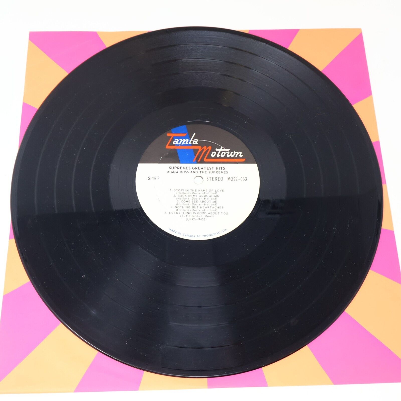 Diana Ross And The Supremes Greatest Hits 2x LP Record 1967 MOS2-663 Canada 60s