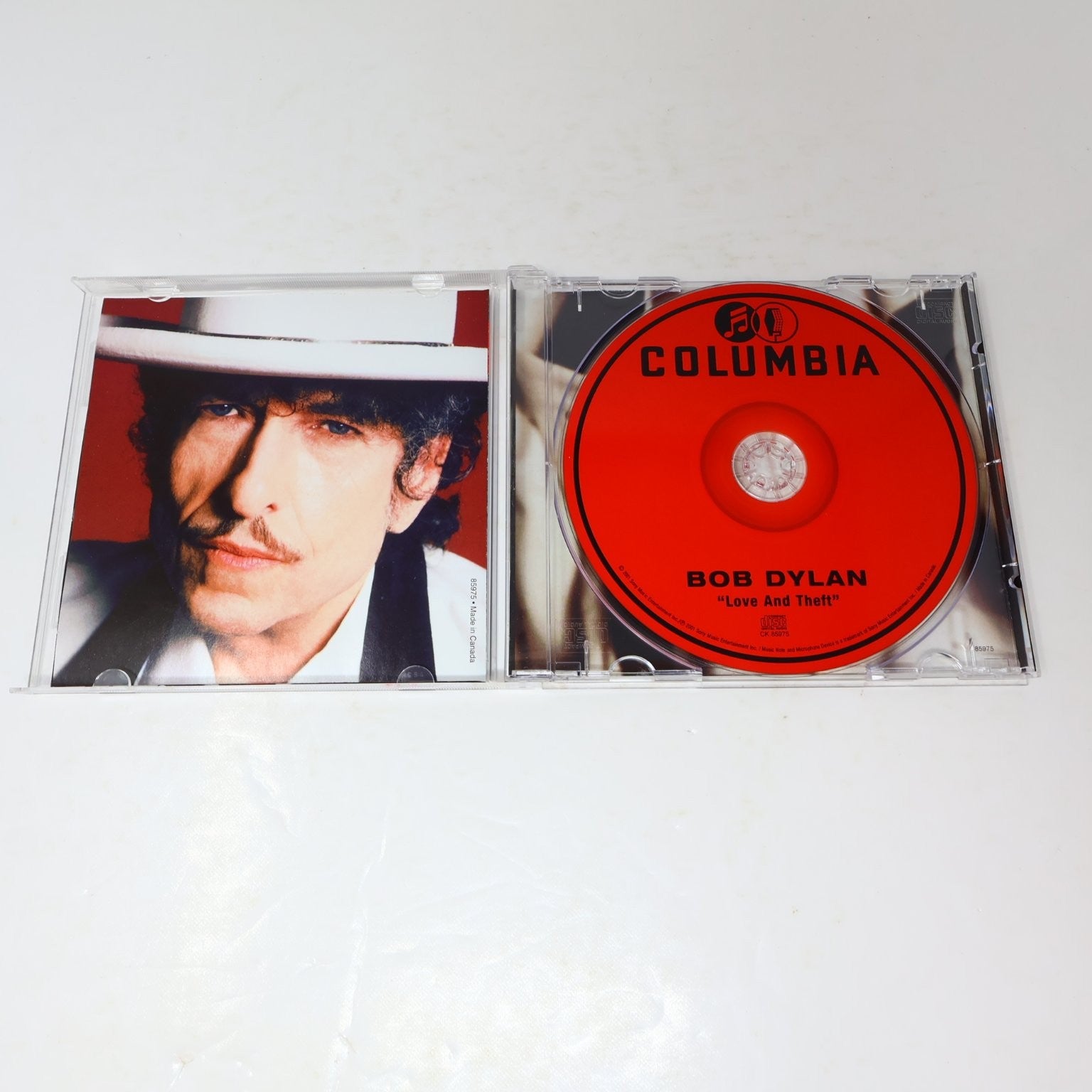 Bob Dylan Love And Theft CD 2001 Columbia Folk Rock CK 85975 Missisipi/Po' Boy