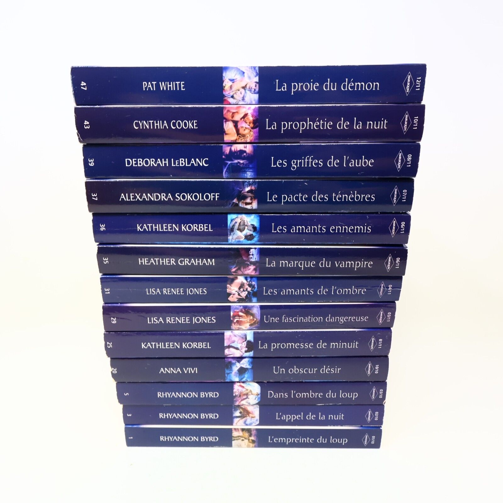 Harlequin Nocturne Romance Fantastique Fantasy Lot 13 Livres Français French PB