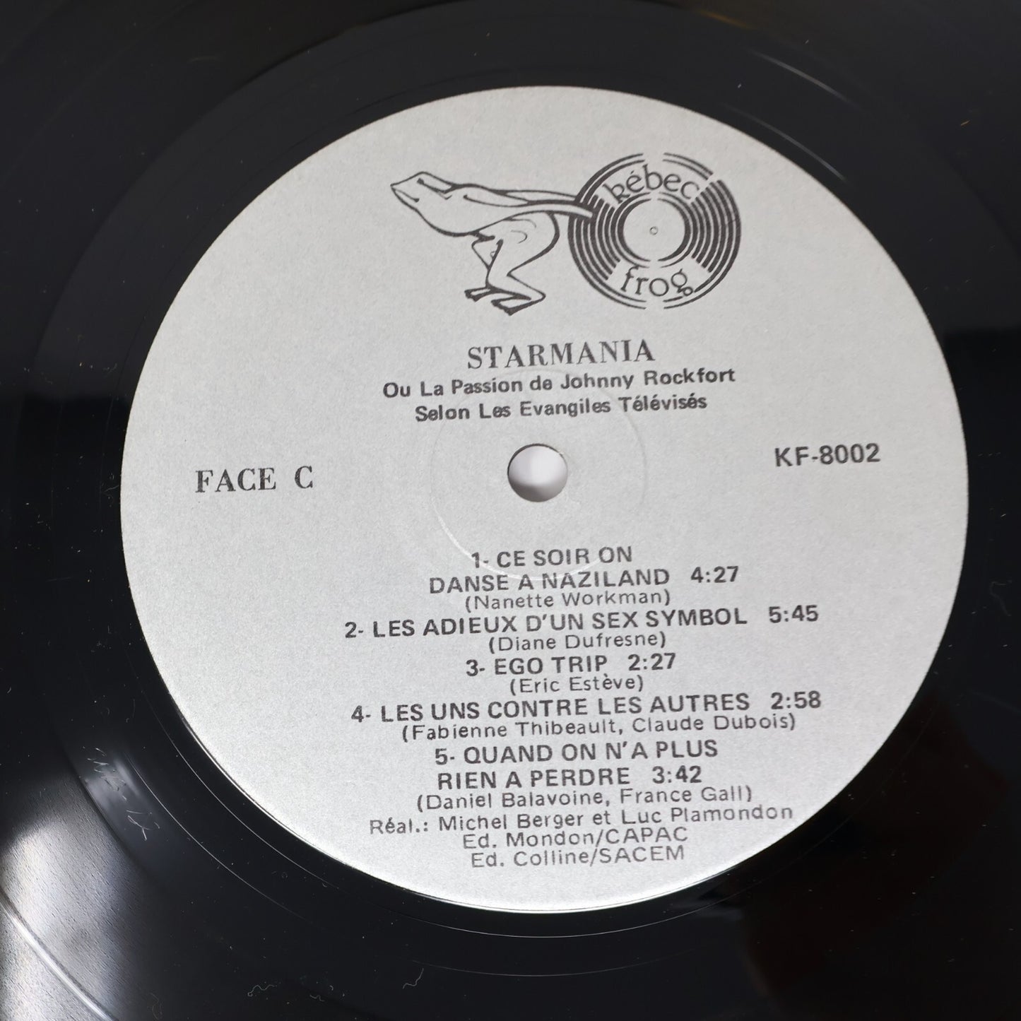 Starmania Michel Berger/Luc Plamondon Disque 2x LP 1978 Dubois/Dufresne/Workman