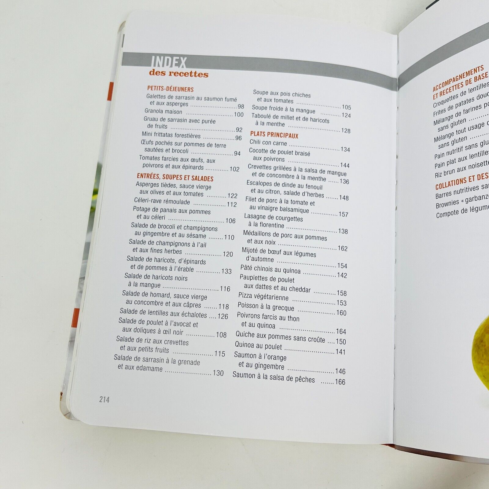 Lot de 2 Livres de Recettes Sans Gluten 21 Jours de Menus/Grand Livre Français
