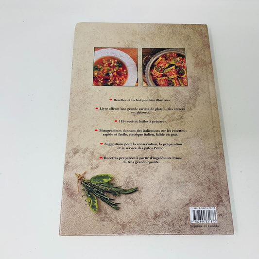 1995 Primo Quel Régal! Livre de Recettes Cuisine Vintage en Français Brimar HC