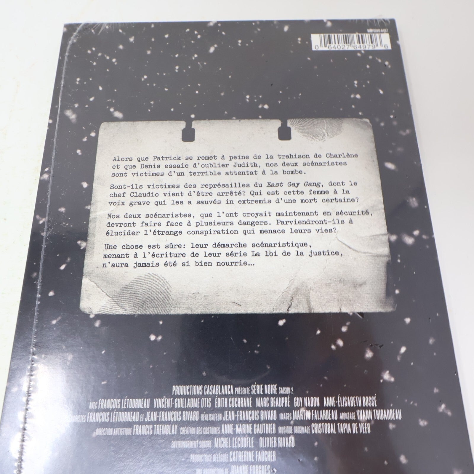 Série Noire Saison 2 DVD NTSC Scellé Comme Neuf François Létourneau/V-G Otis