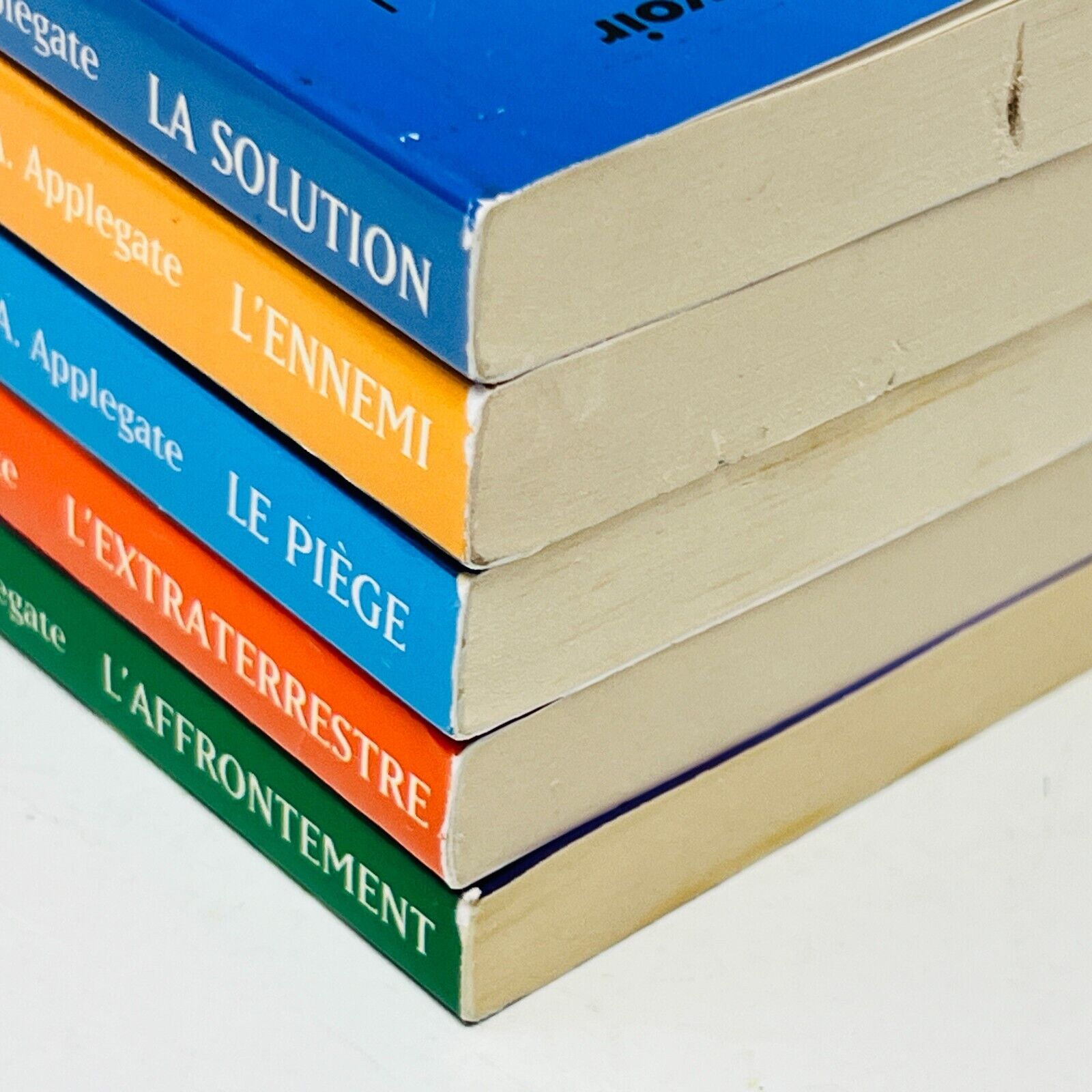 5x Animorphs en Français/French de K. A. Applegate Lot Ennemi/Piège/Solution 90s