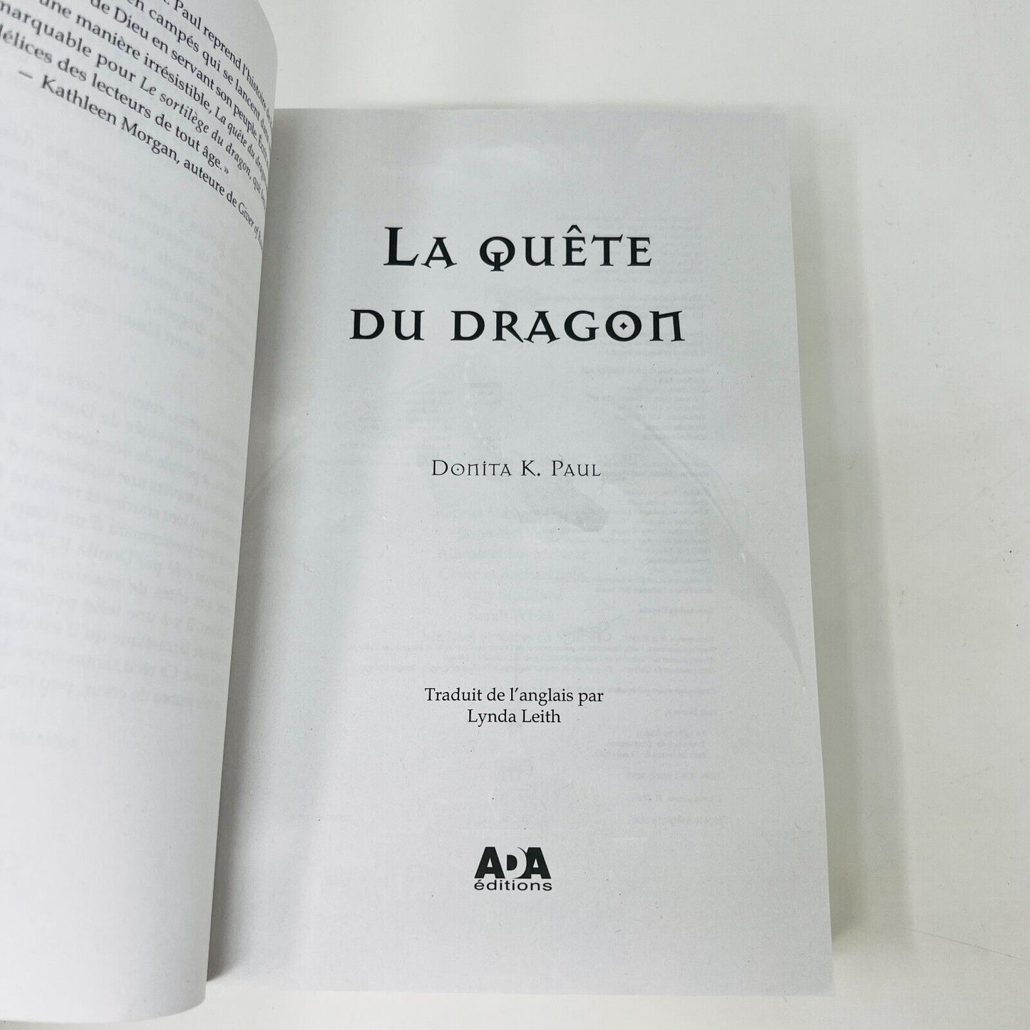 Les Chroniques de la Gardienne des Dragons #1-2 de Donita K. Paul Sortilèges Lot