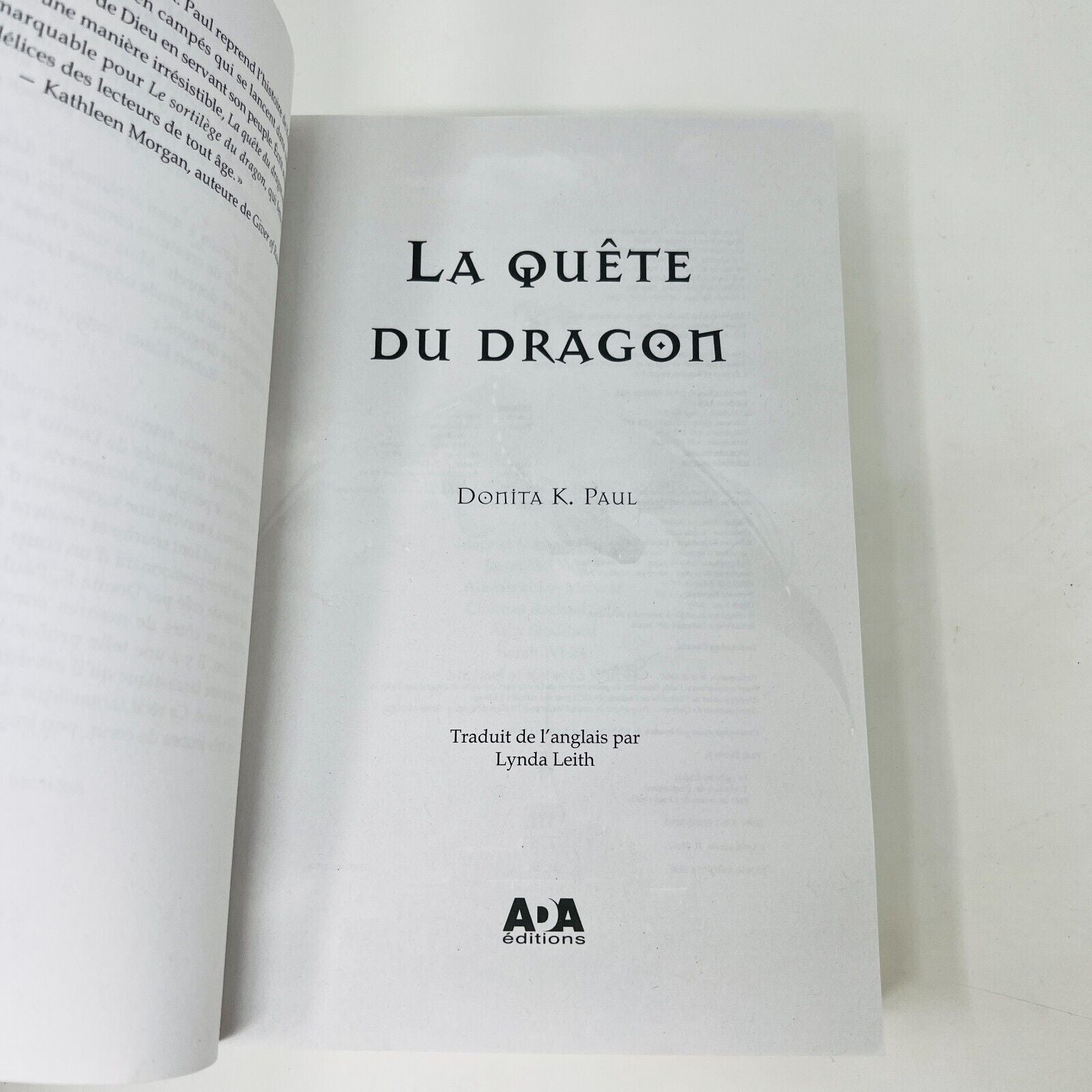 Les Chroniques de la Gardienne des Dragons #1-2 de Donita K. Paul Sortilèges Lot