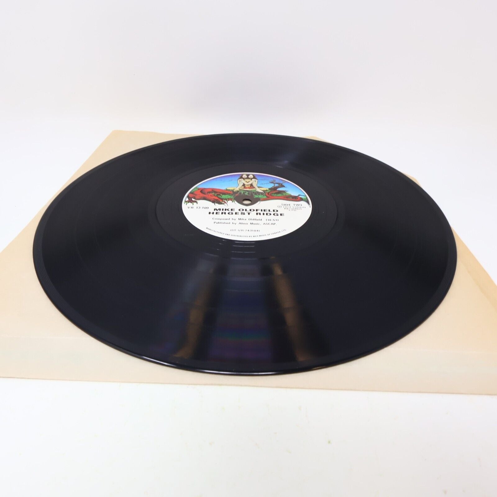 Mike Oldfield Hergest Ridge LP Record Vinyl 1974 ST-VR-743183 Virgin Canada 70s