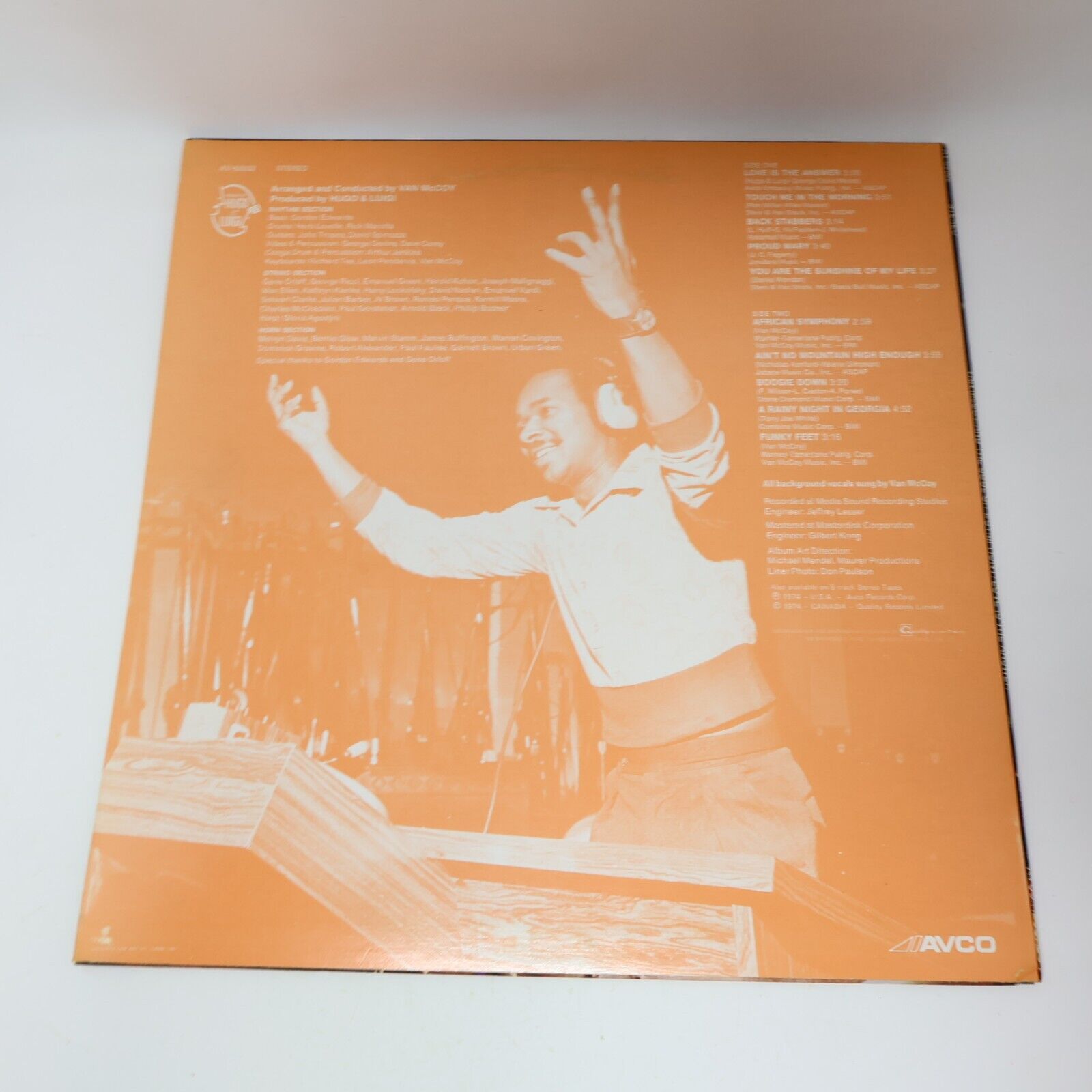 Van McCoy & The Soul City Symphony Disco Baby + Love is the Answer LP Record Lot