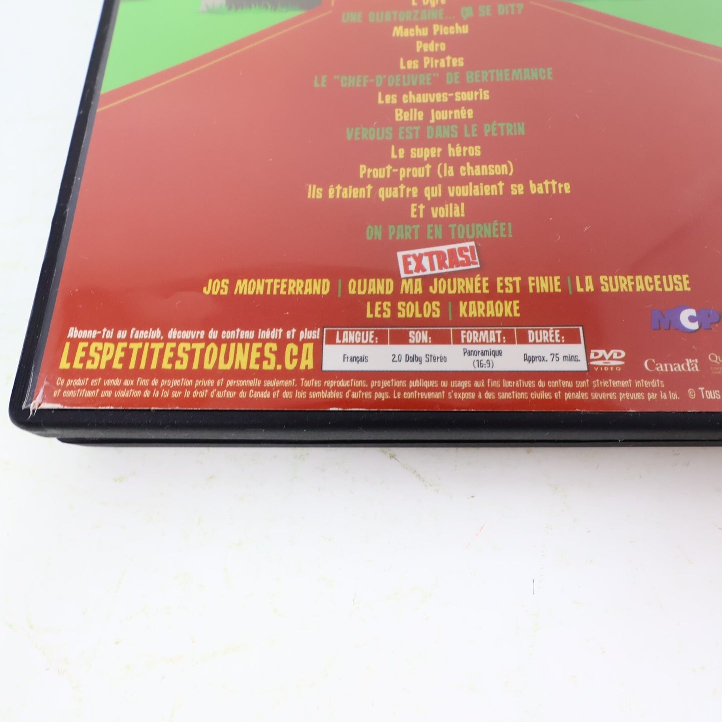 Les Petites Tounes en Concert dans le Sous-Sol DVD Spectacle Enfants Musique