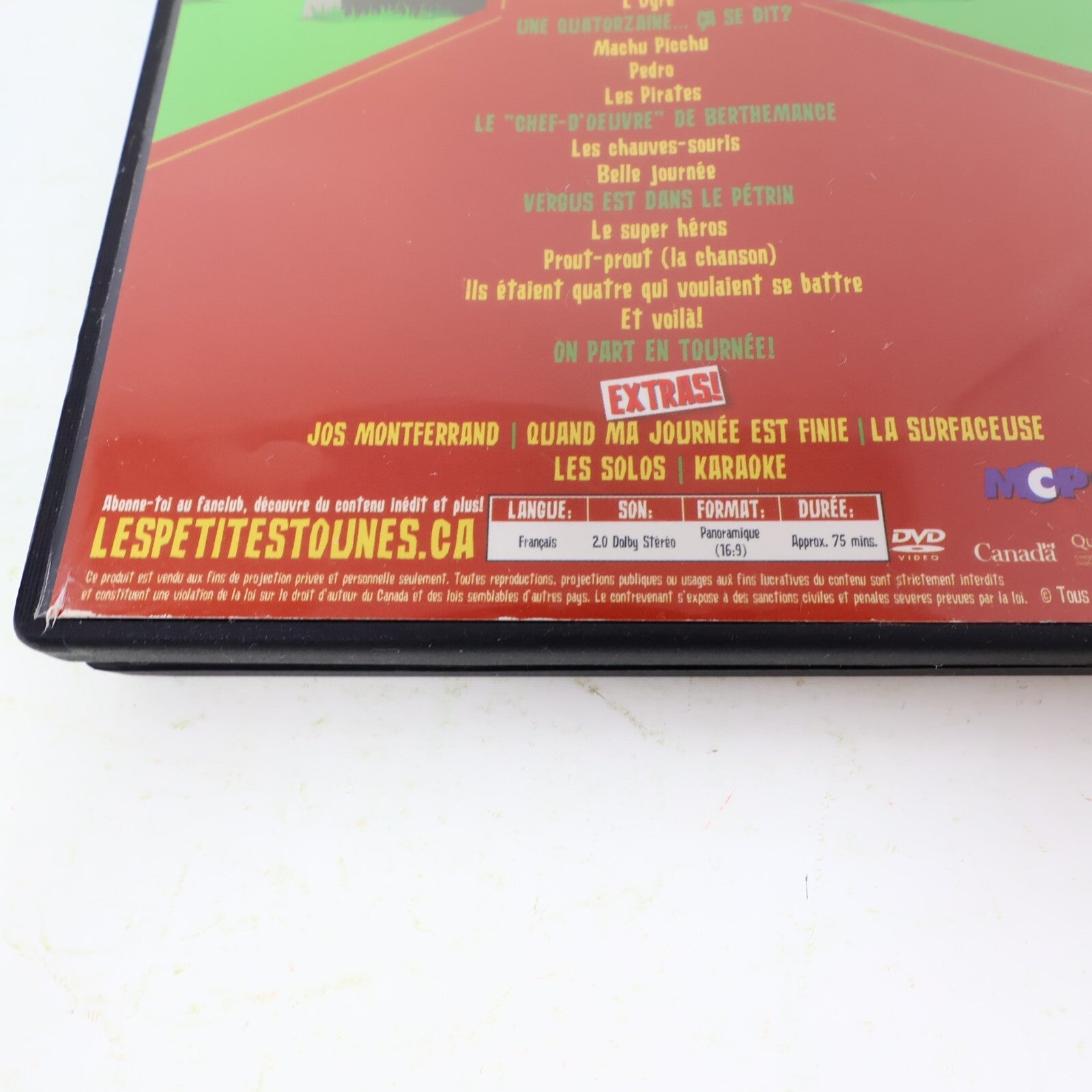 Les Petites Tounes en Concert dans le Sous-Sol DVD Spectacle Enfants Musique