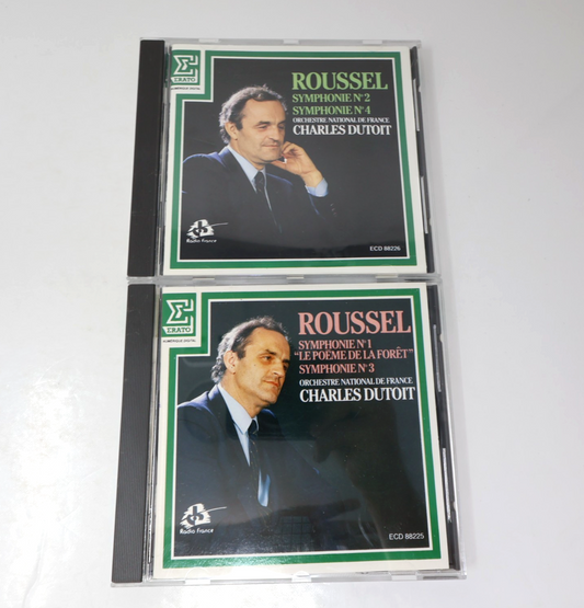 Albert Roussel Symphonie #1-4 Charles Dutoit/Orchestre National De France CD Lot