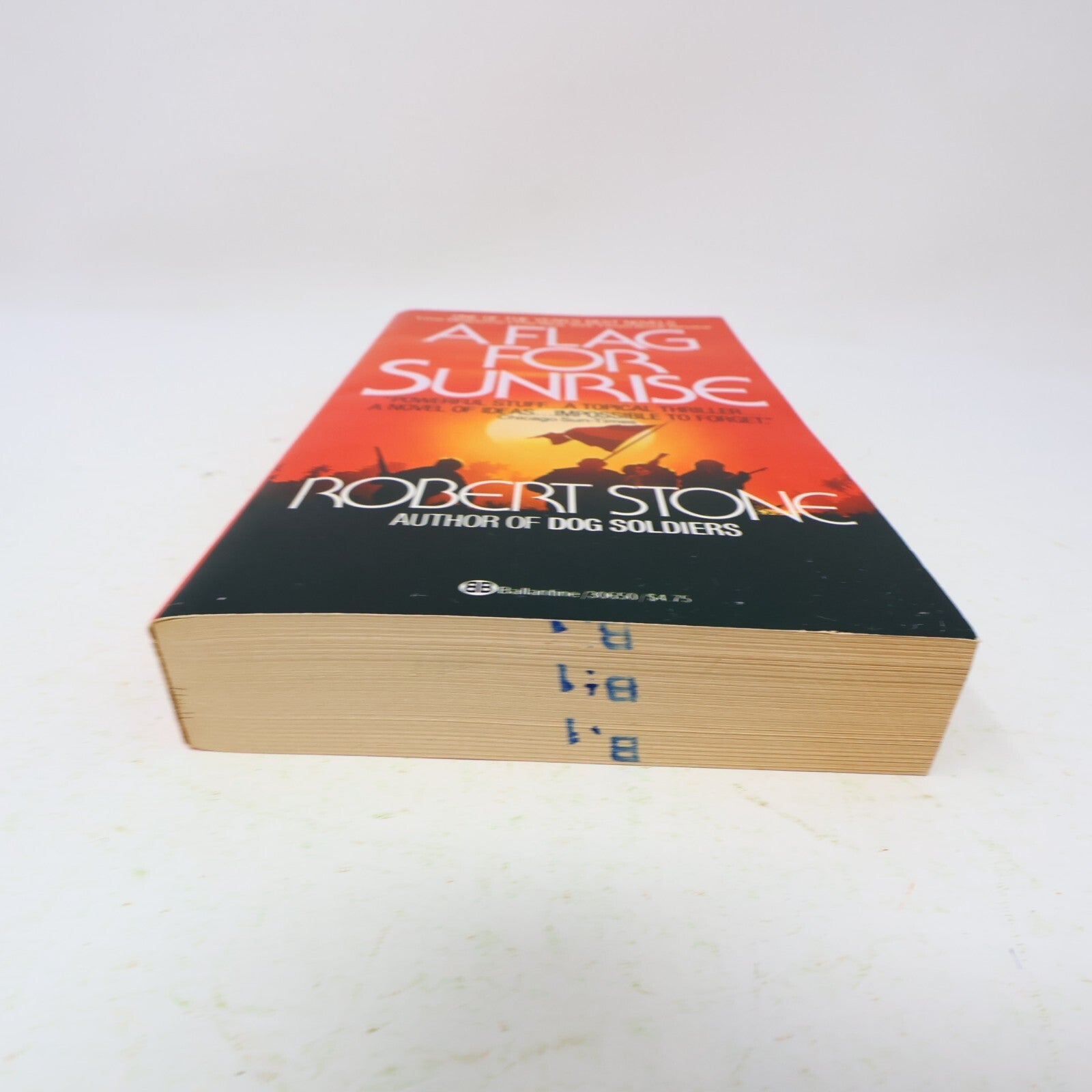 1982 A Flag For Sunrise Robert Stone Ballantine Thriller Paperback Book 80s PB