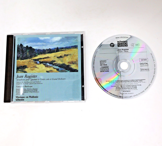 Jean Rogister Symphonie Pour Quatuor À Cordes Solo Et Grand Orchestre CD Walter
