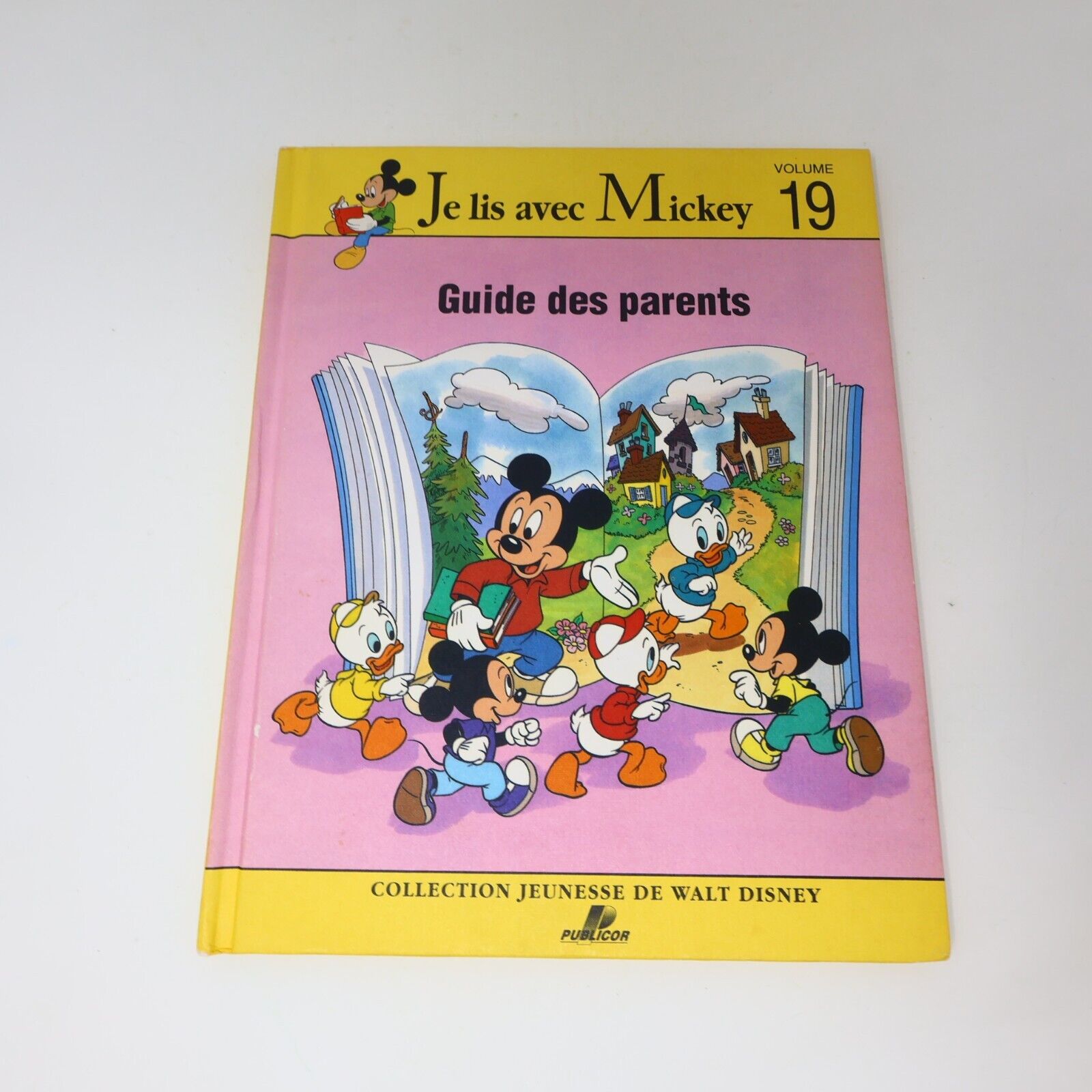Lot 17 Livres Je Lis avec Mickey Walt Disney Publicor Jeunes Enfants Français HC