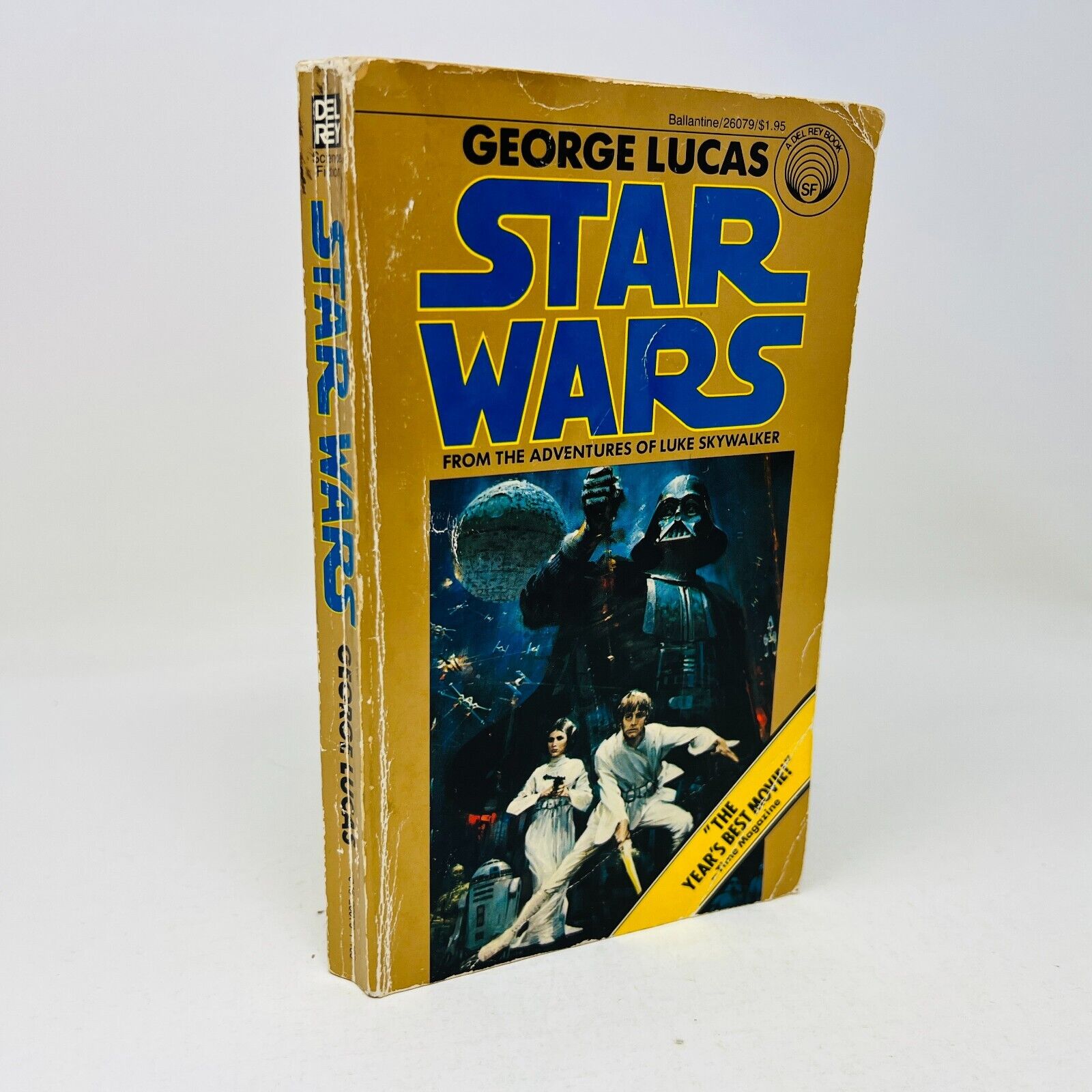 1977 Star Wars by George Lucas Mass Market Paperback Book 6th Print Movie Tie-in