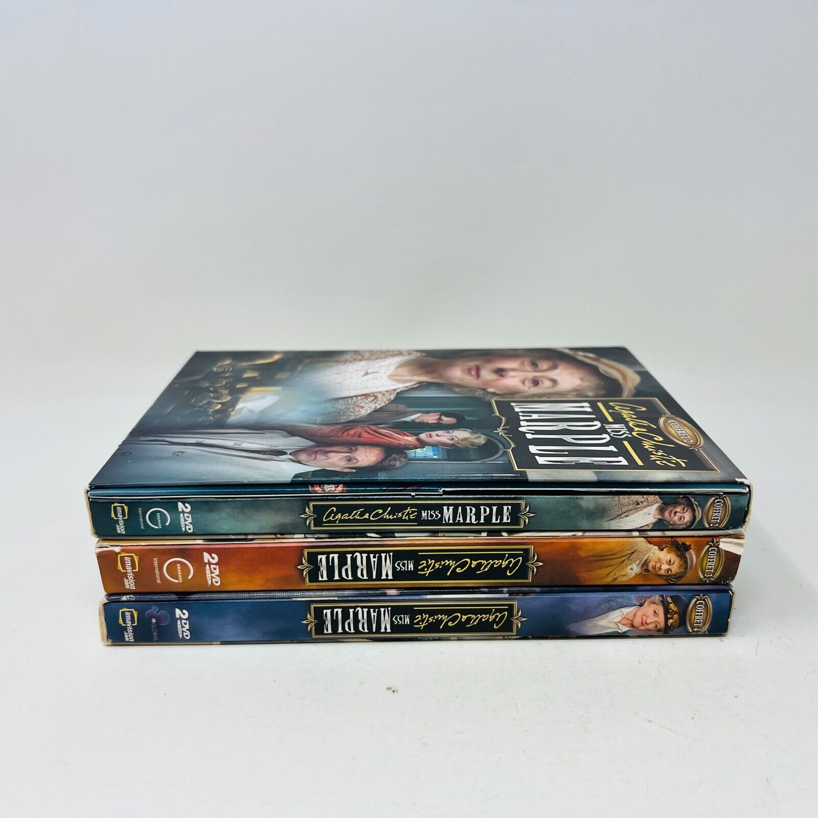 Agatha Christie Miss Marple Coffrets #2-3-4 DVD Français/French NTSC Lot Testés