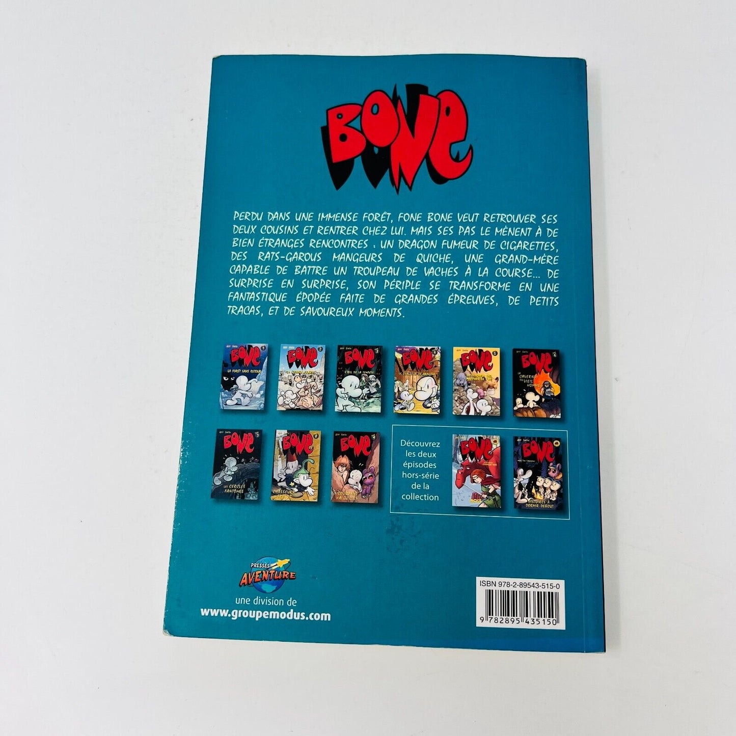 Bone #1-2-3-4-5 Lot de Bandes Dessinées de Jeff Smith en Français/French