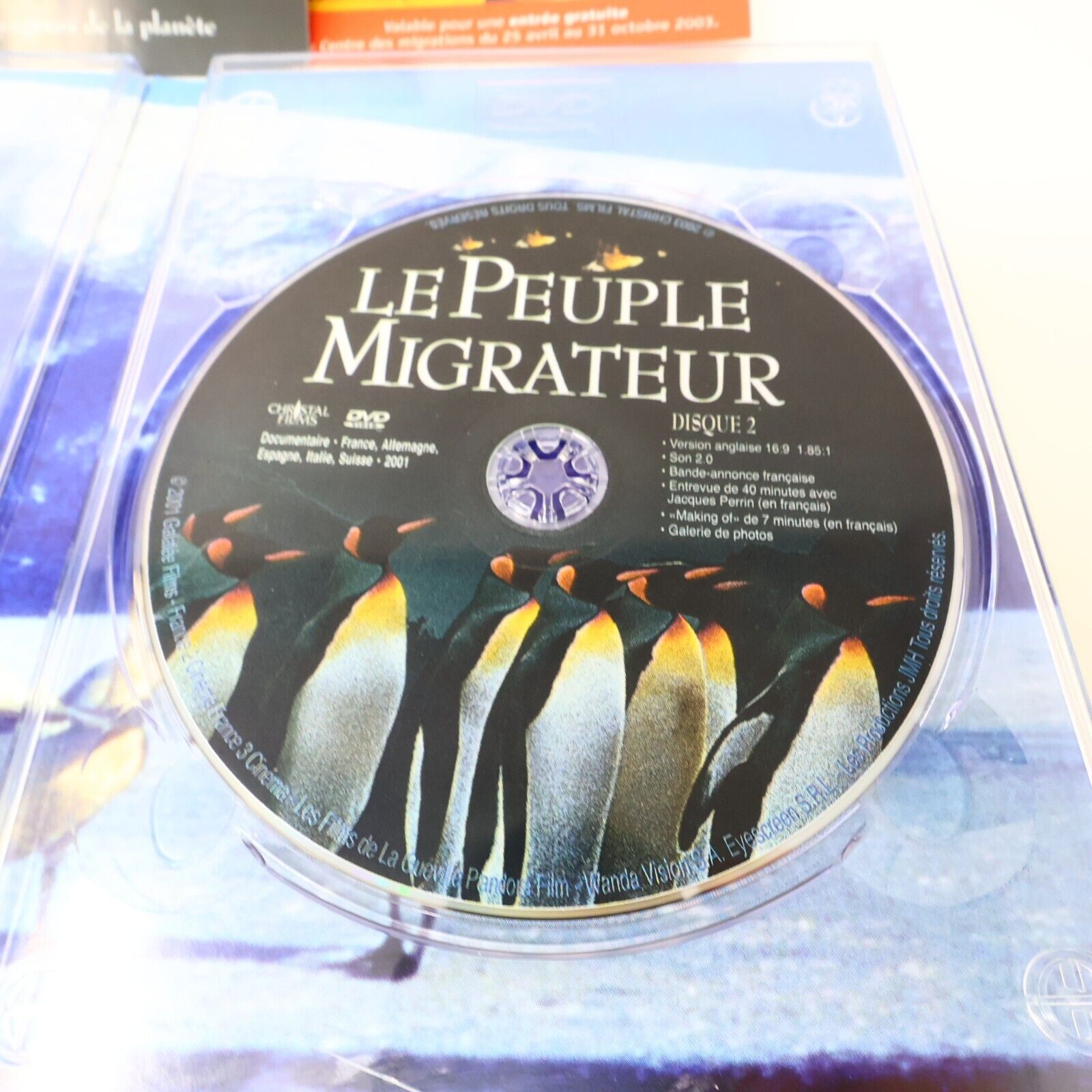 Le Peuple Migrateur DVD Testé Jacque Perrin NTSC 16:9 Français / English 2003