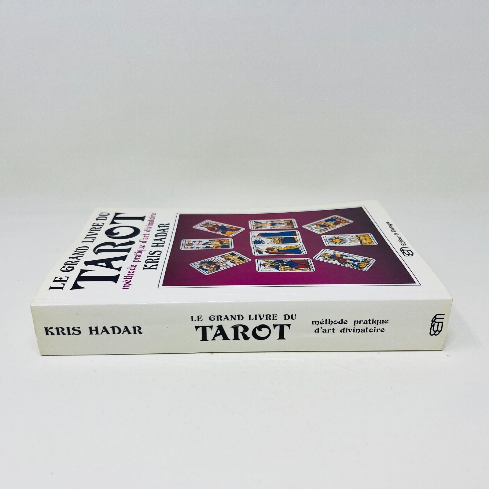 1988 Le Grand Livre du Tarot de Kris Hadar Méthode Art Divinatoire en Français