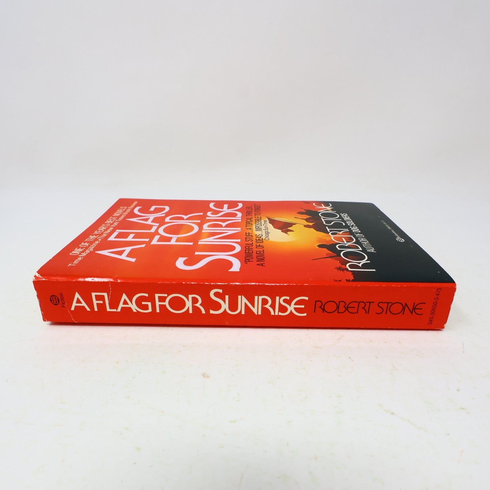 1982 A Flag For Sunrise Robert Stone Ballantine Thriller Paperback Book 80s PB