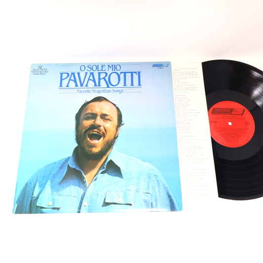 Luciano Pavarotti O Sole Mio Favorite Neapolitan Songs LP Record Vinyl OS 26560