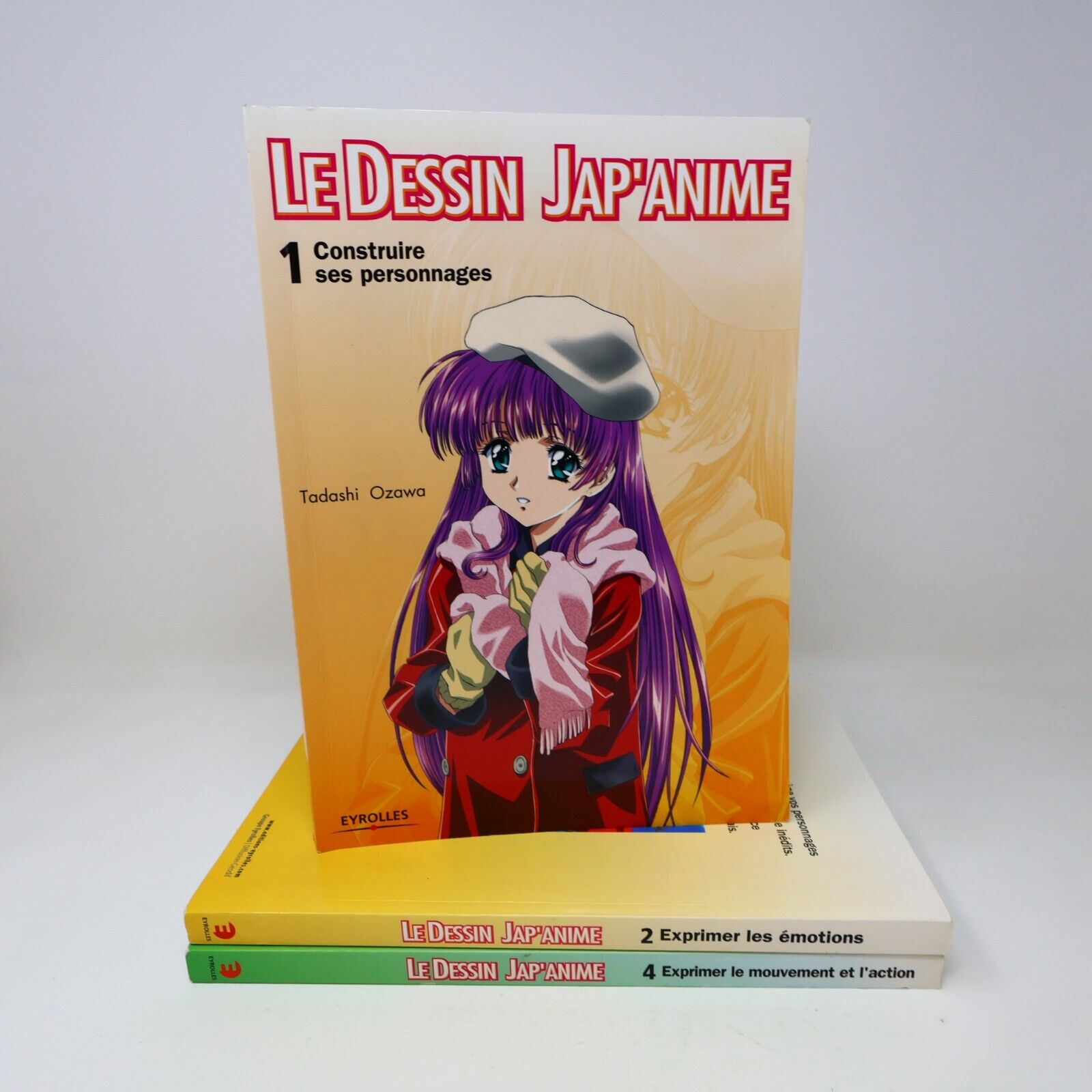 3x Le Dessin Jap'Anime #1-2, 4 Dessiner Japon Art Mangas Lot Livres Français PB
