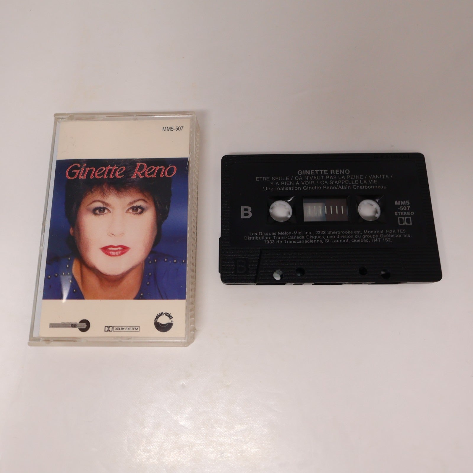Ginette Reno/Michel Legrand Lot 2 Cassettes Paris Québec/Chanter l'Amour/Yentl