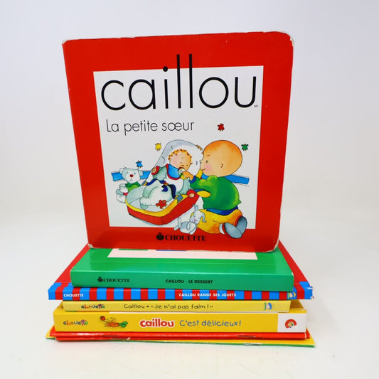 Lot 8 Livres Caillou Jeunes Enfants Chouette Français French Books