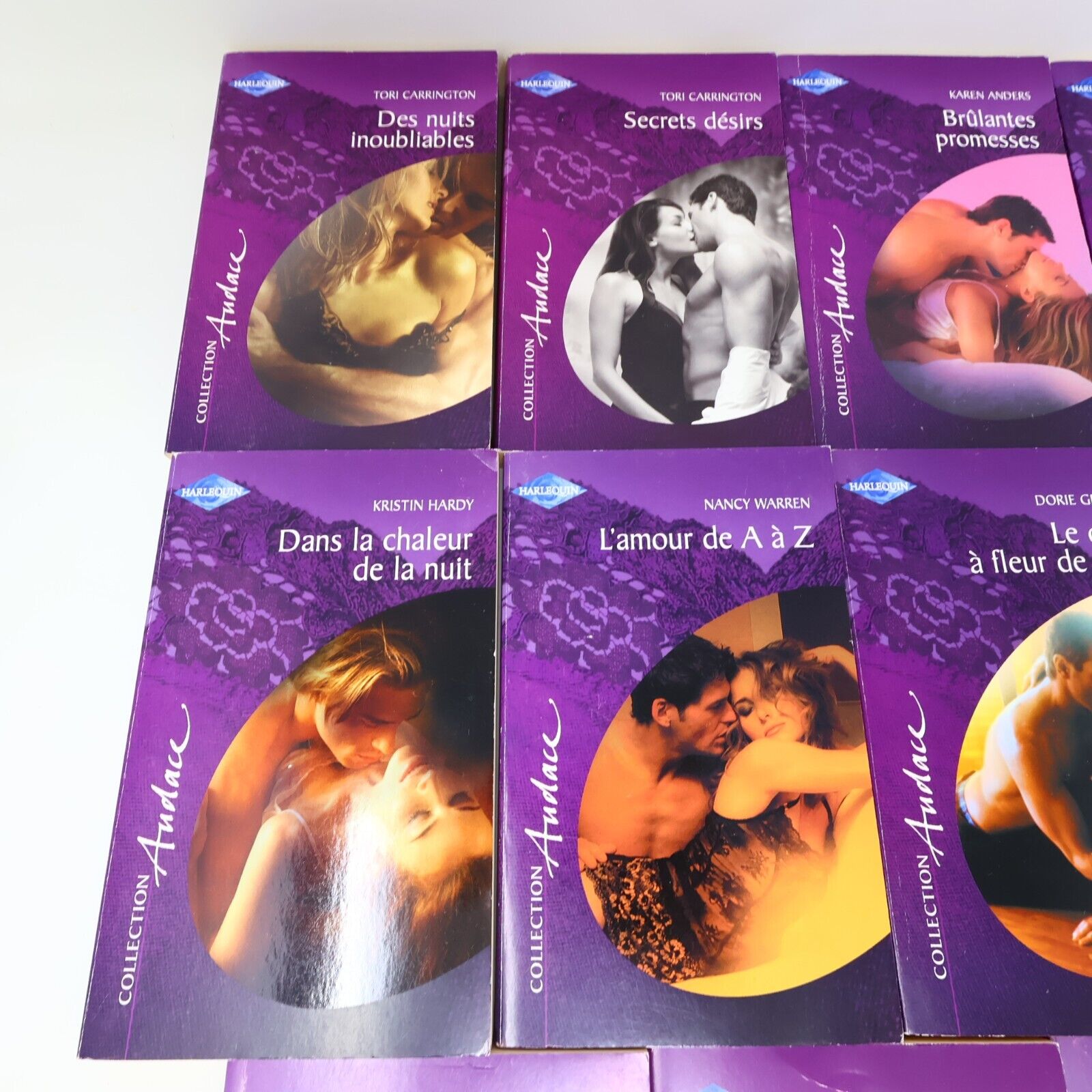 Harlequin Collection Audace Romance Érotisme Lot 11 Livres Français French 2000s