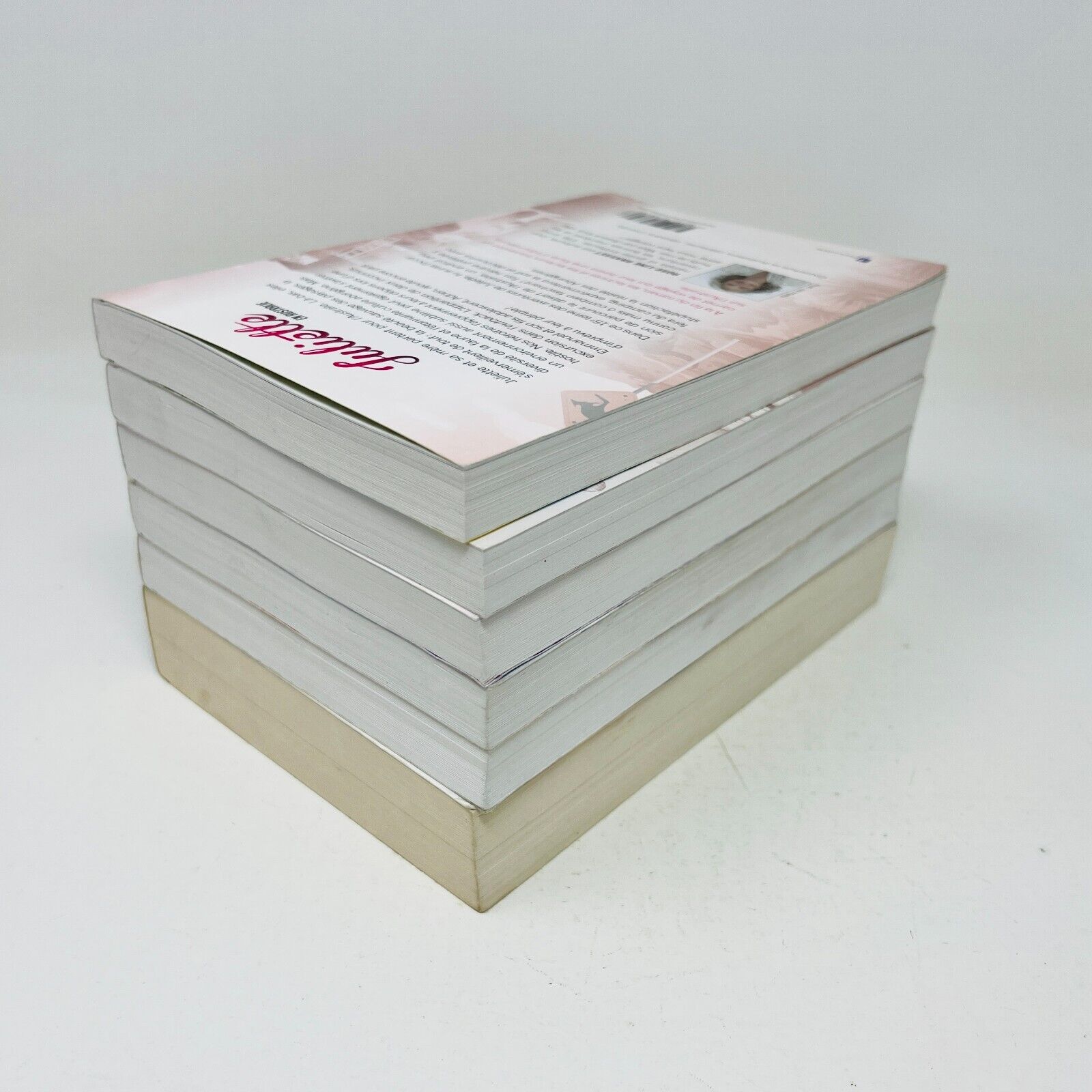 6x Juliette à Berlin/San Francisco/Rome Rose-Line Brasset Lot Livres Hurtubise