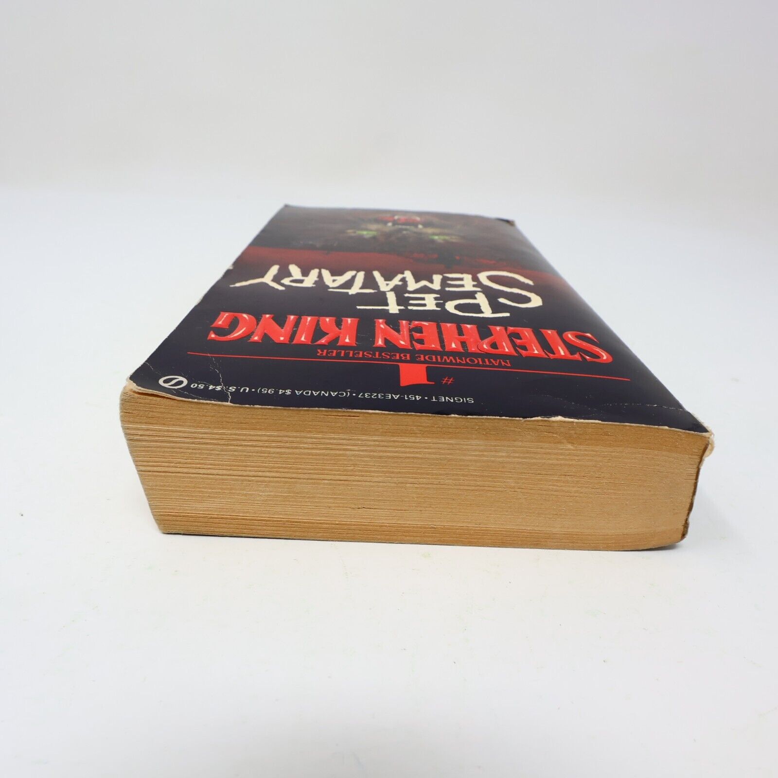 1984 Pet Sematary Stephen King Horror 2nd Print Signet Paperback Book 80s PB