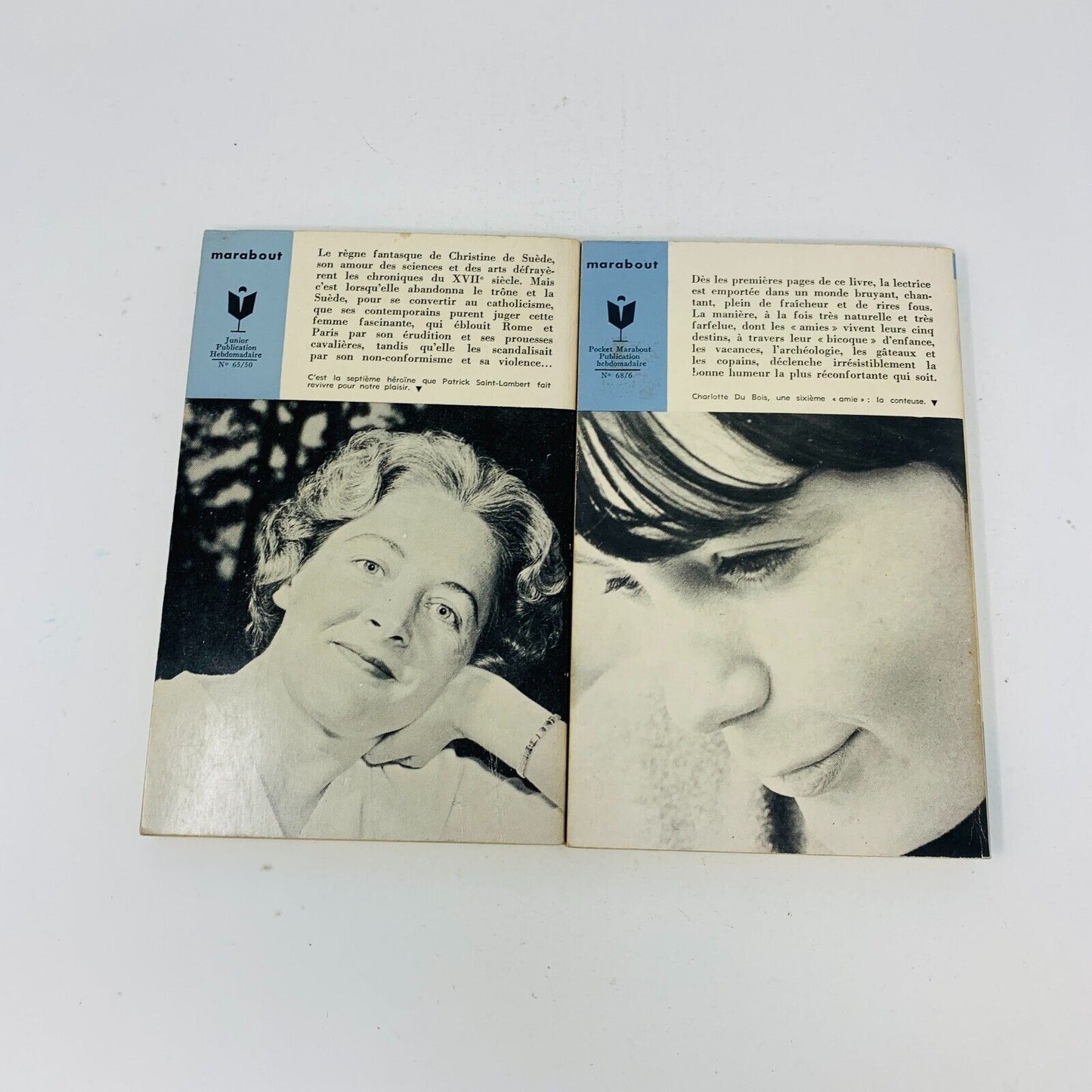 26x Marabout Mademoiselle 1950-60s Pulp Fiction Romance in French Lot Français