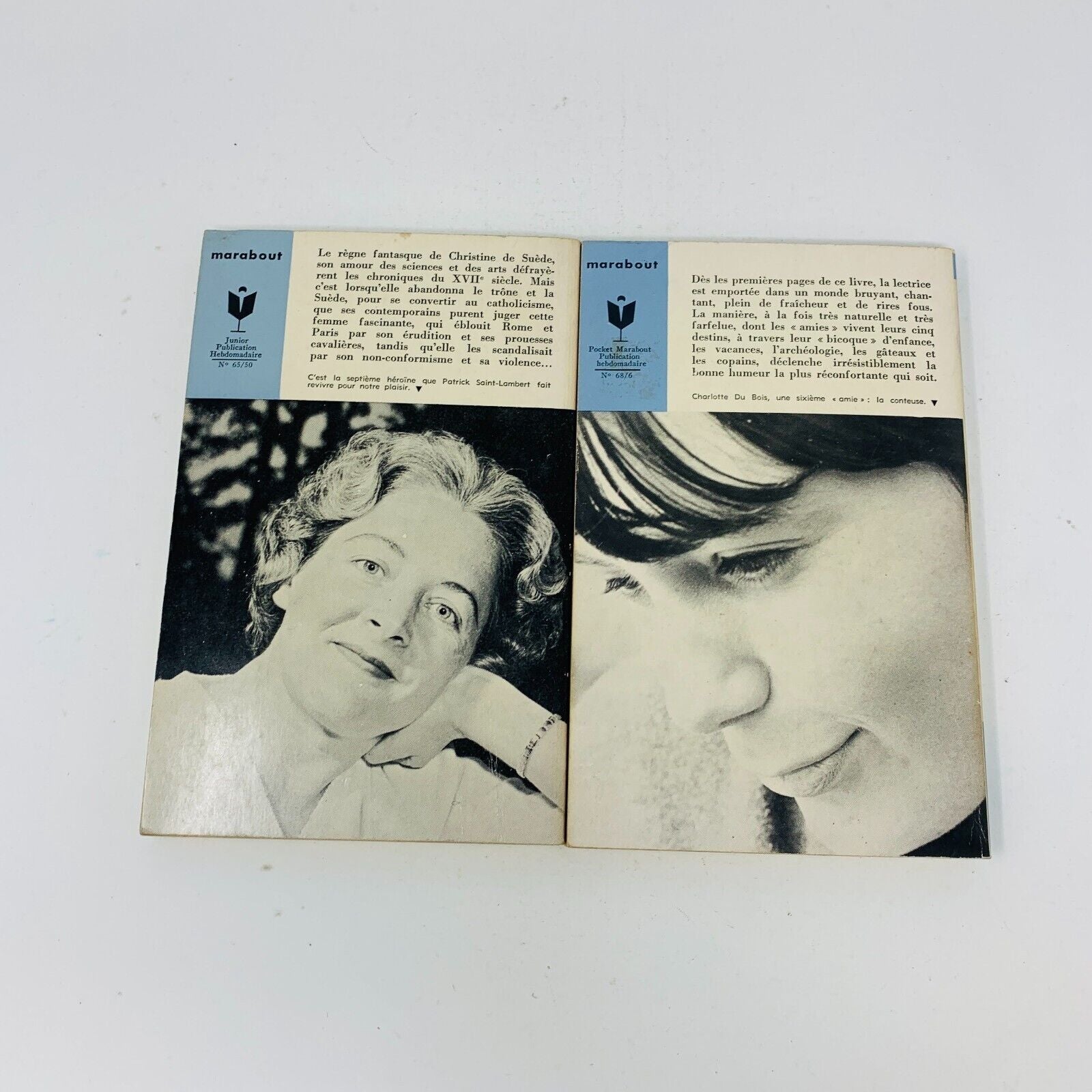26x Marabout Mademoiselle 1950-60s Pulp Fiction Romance in French Lot Français