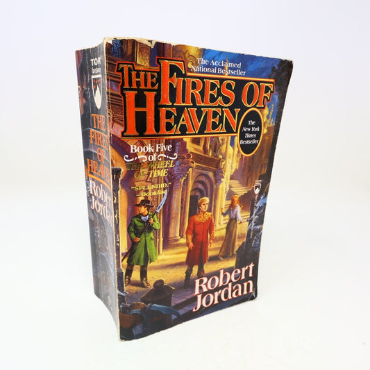 1994 The Fires of Heaven The Wheel of Time #5 by Robert Jordan 1st Print PB TOR