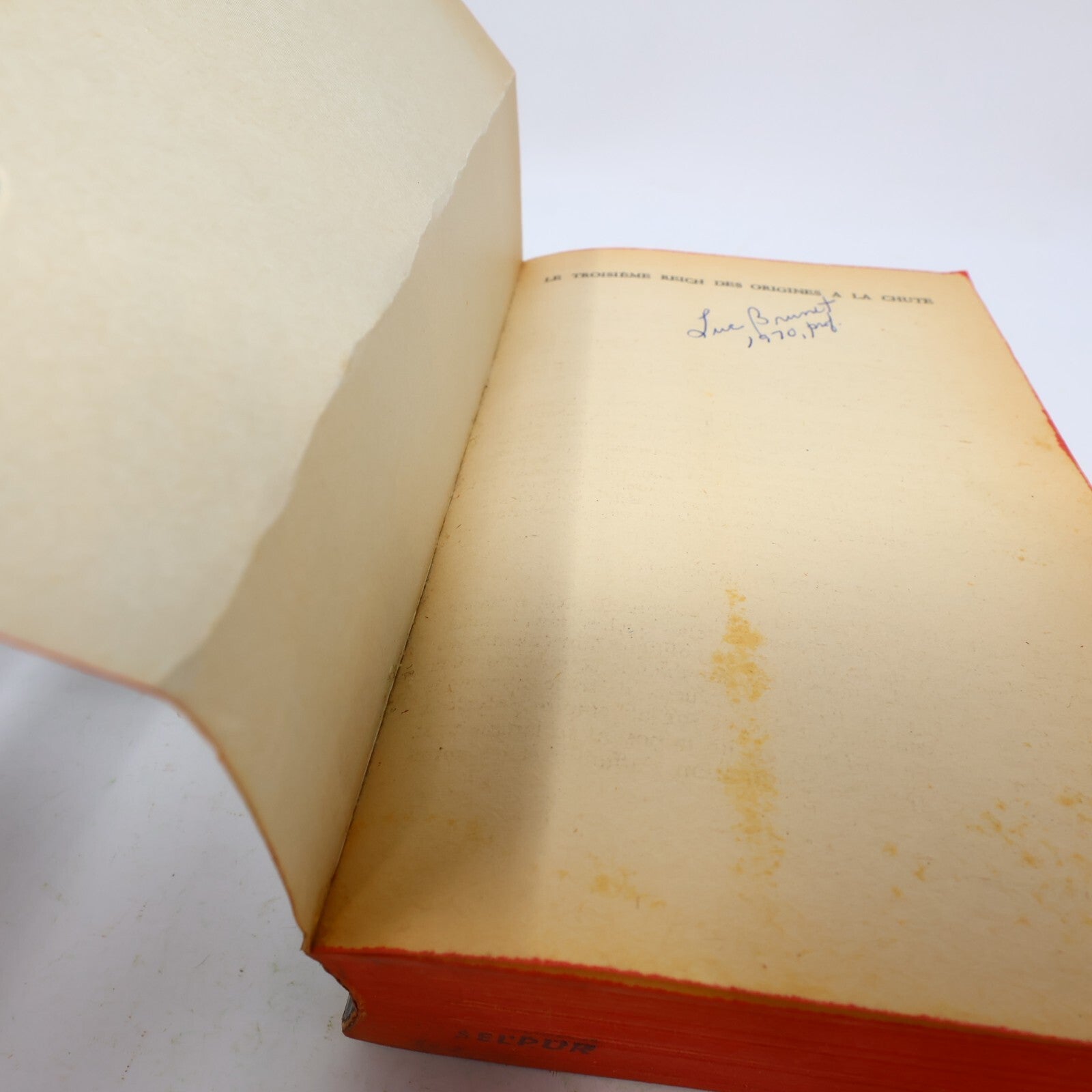 Le Troisième Reich #1-2 Série Complète Lot 2 Livres William L. Shirer Poche 60s
