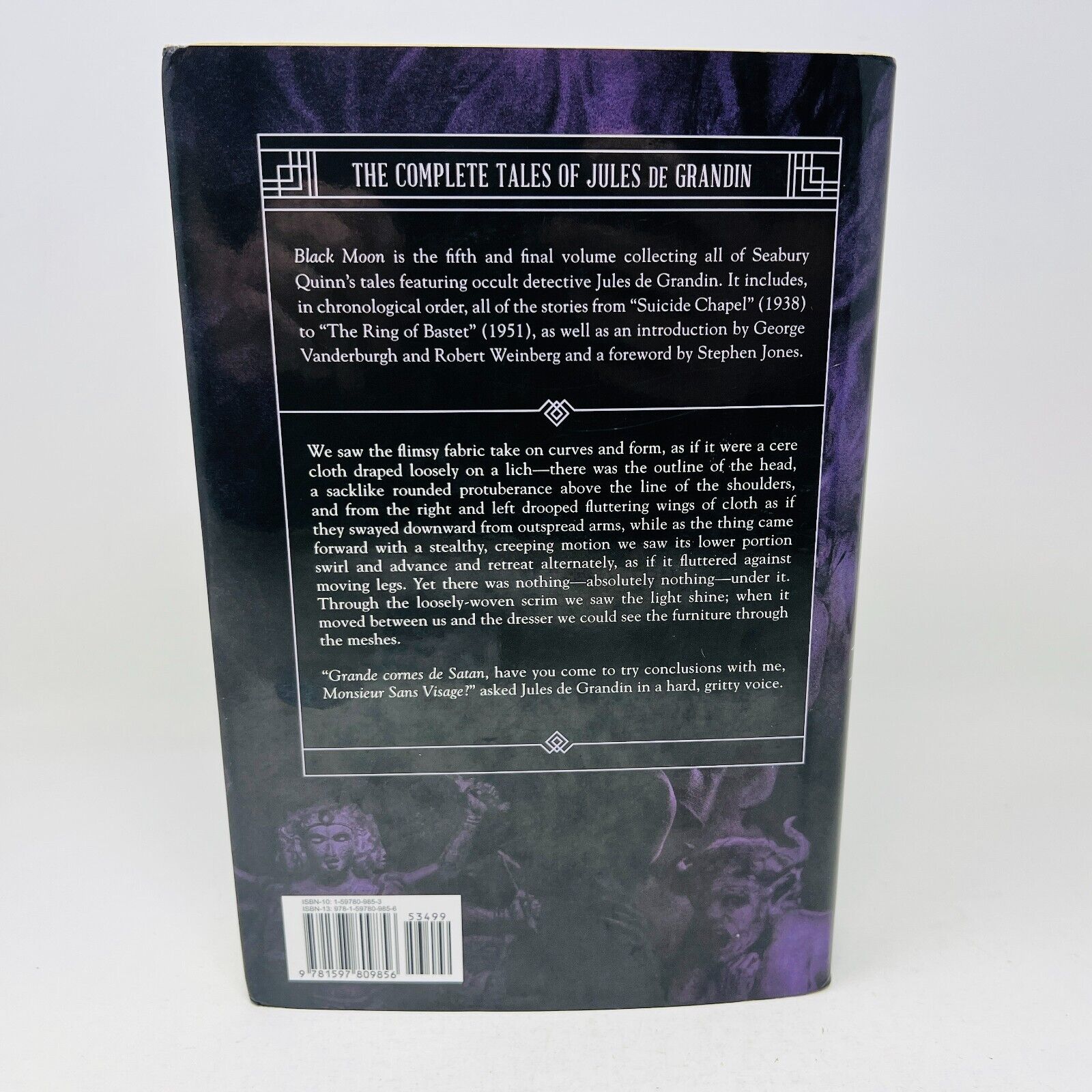 Black Moon The Complete Tales of Jules de Grandin #5 Seabury Quinn HC 1st Print