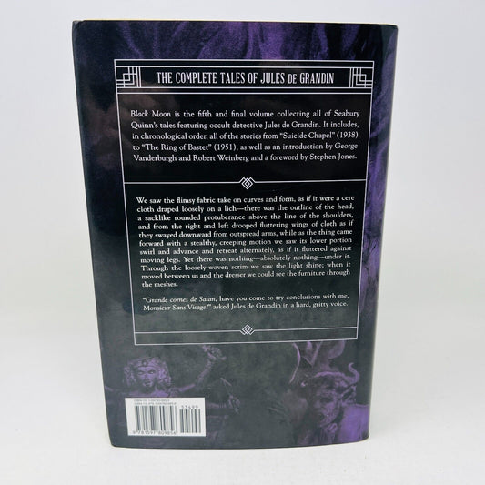 Black Moon The Complete Tales of Jules de Grandin #5 Seabury Quinn HC 1st Print