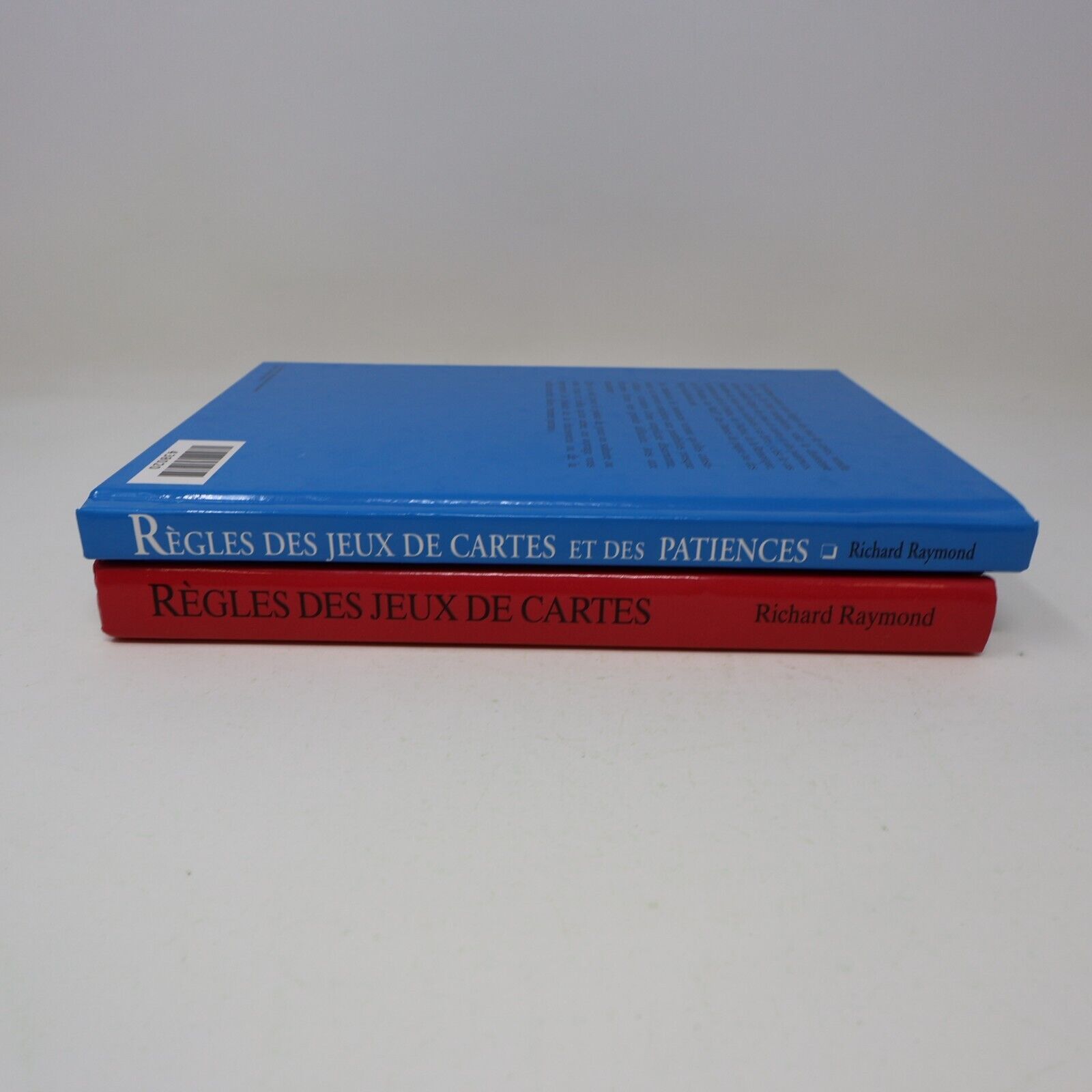 Lot 2 Livres Règles des Jeux de Cartes et des Patiences #1-2 Québec Loisirs HC
