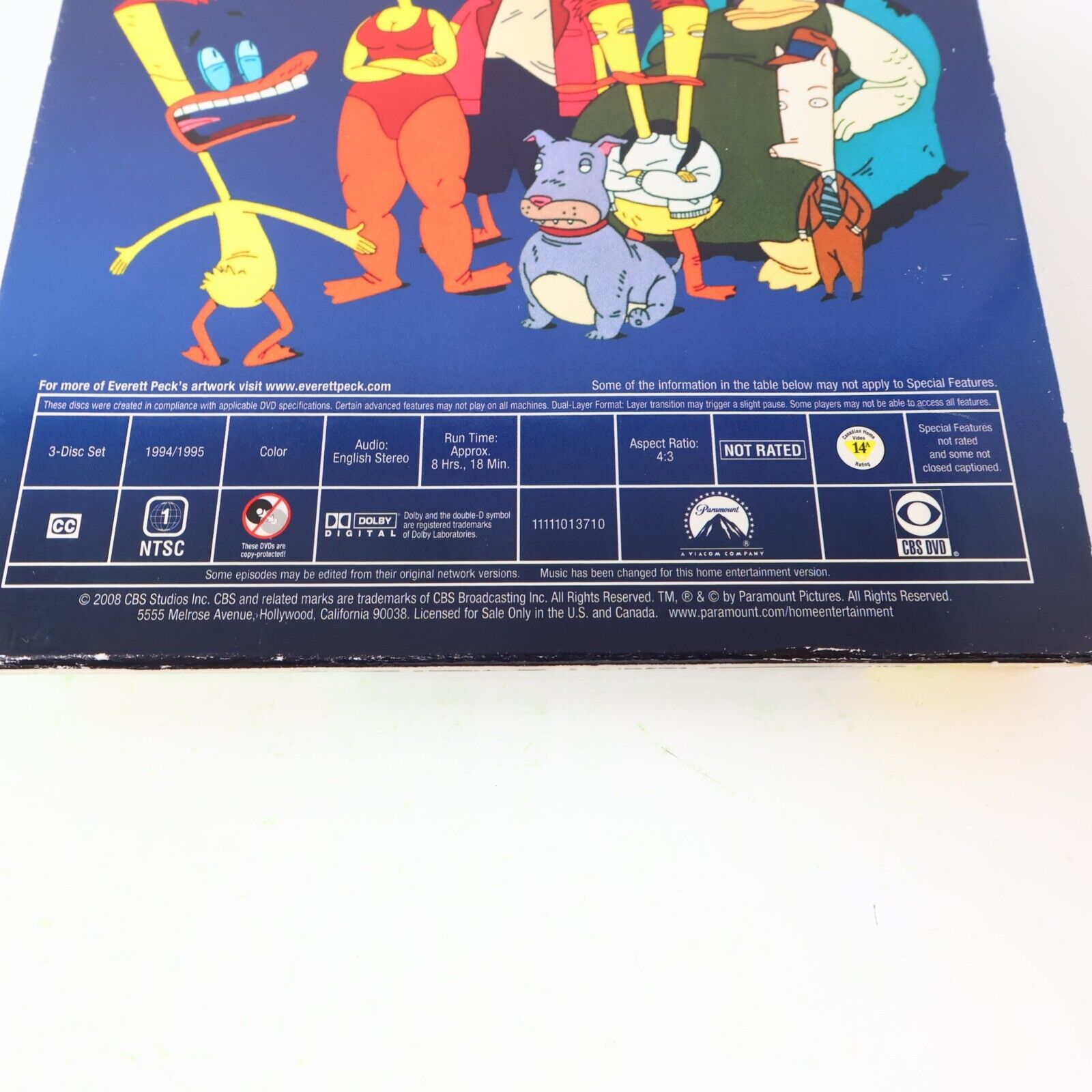 Duckman Season #1-2 DVD Jason Alexander NTSC Tested Animated Series 4:3 Region 1